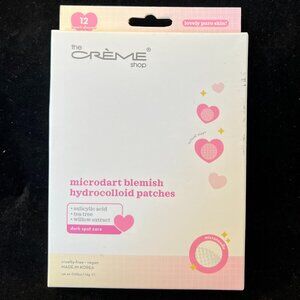 The Crème Shop Microdart Blemish Patches NIB 12 Heart Shaped Patches